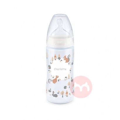 NUK Germany NUK Orthodontic Nipple White Milk Bottle 300ml 6-18 Months Overseas Local Original