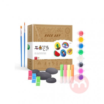 Drawing on stones with acrylic paint arts & crafts for kids rock painting kits