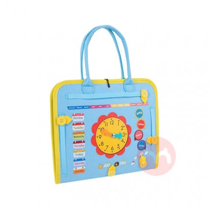 QINGTANG my quiet book multi-function cloth bag felt busy board