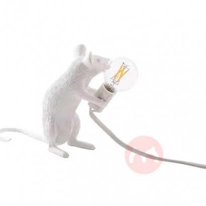 Modern Animal Sitting Standing Lying Resin Mini Mouse Table Lamp