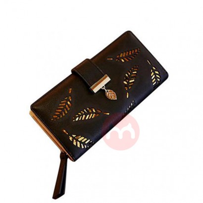 OEM Matte Leather Small Women Wallet Mini Womens Wallets And Purses Long Female Coin Purse Credit Card Holder