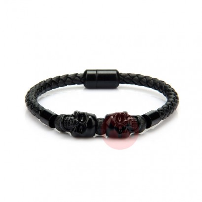 ZG Punk Style Genuine Leather Bracelet for Men Wholesale Pulseras