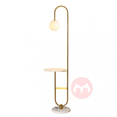 Modern Floor Lamp LED Standing Lamp With Round Table Art Deco Living Room Sofa Reading Lights Hotel Bedroom Bedside Ligh