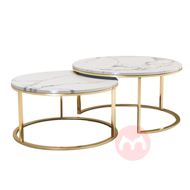 nordic round marble luxury coffee t...