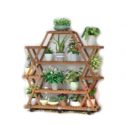 indoor garden solid wood three piec...