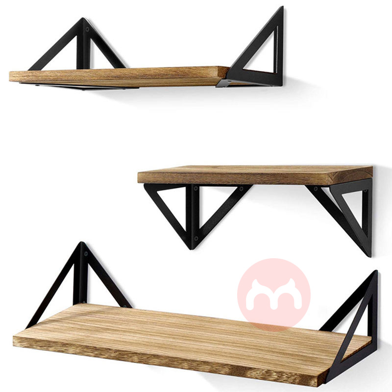 Home decoration wooden wall shelf w...