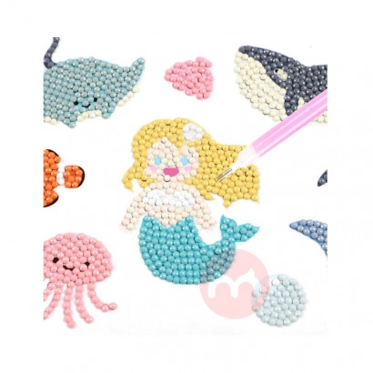 DIY Toy Kid Mermaid Diamond Paintin...