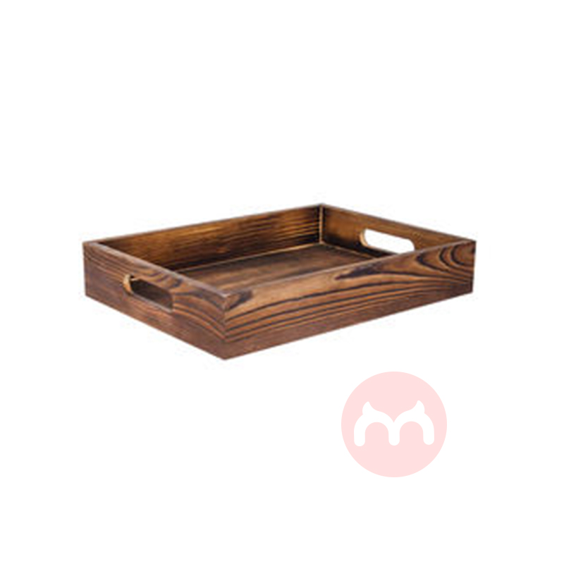 Dawei Wood rustic Brown food servin...