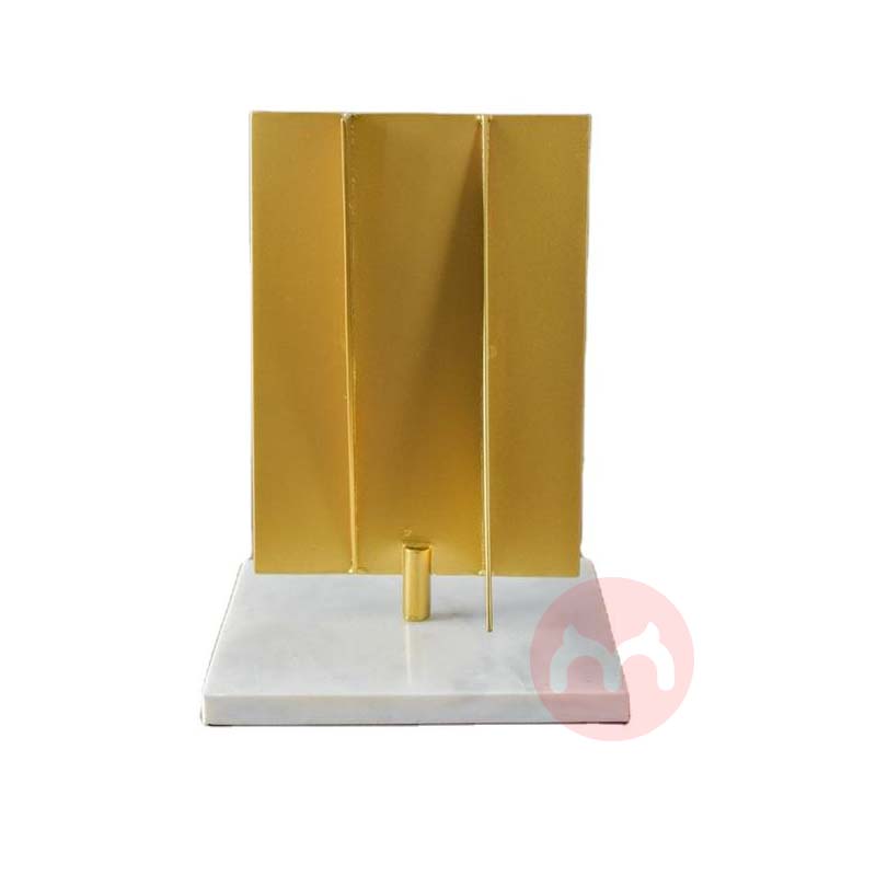 HWC Marble base gold metal sculptur...