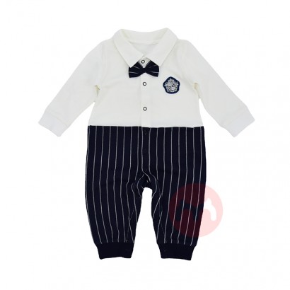 Spring new gentleman boy baby crawl...