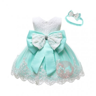 LZH Baby Clothing Girl Dress For Kids 1st Birthday Dress Infant Lace Princess Party Gown Wedding Baby Dresses