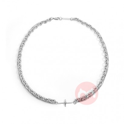 Helpushine New Cross Necklace Men's Hot Sale Punk Fashion Stainless Steel Necklace Wholesale