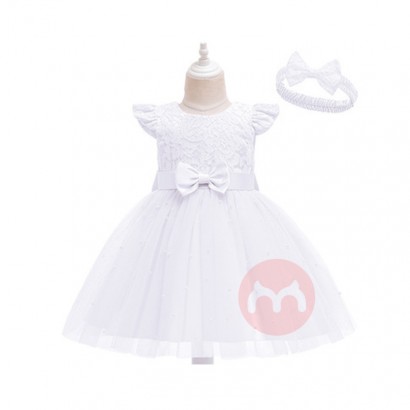 LZH Baby Clothing Girl Lace Princess Dress Flower Girl Wedding Infant 1st Birthday Baptism Tutu Baby Dress