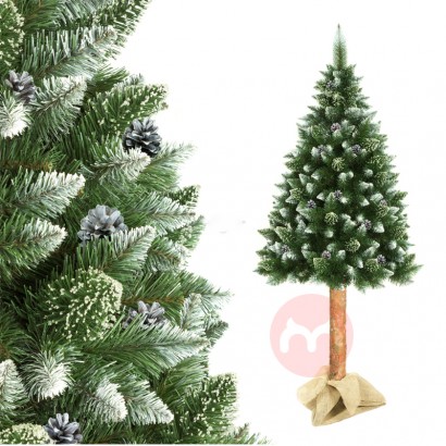 SYXMAS With Wood Pole Artificial Christmas trees on a natural trunk Home/Party/Holiday/Office/Festival Decoration