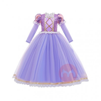 LZH Girls Sophia Princess Dress Kids Halloween Sofia Cosplay Costume Christmas Fancy Dresses