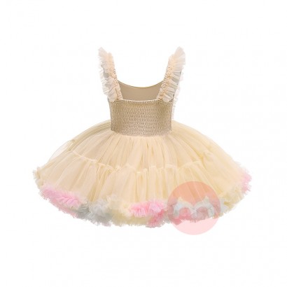 LZH Performance Dresses Kids Flower Girls Princess Party Dress Children's Clothing New Born Tutu Dress Vestidos