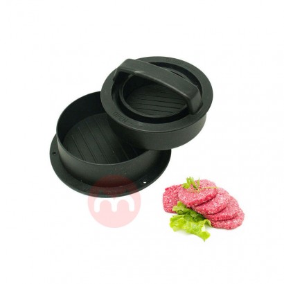 Non Stick Meat Beef Veggie Patty Mold 3 in 1 Stuffed Hamburger Press Patty Maker Round Manual Plastic ABS Burger Press