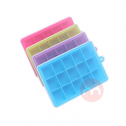 Silicone Ice Cube Maker Form For Ice Candy Cake Pudding Chocolate Molds Easy-Release Square Shape Ice Cube Trays Molds