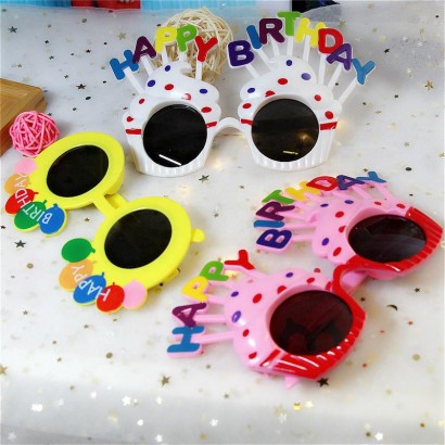 Nice children & baby's makeup Glasses Creative Birthday Party Dress Up Supplies Theme Party Photo Props Glasses Birthday