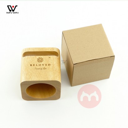 Winwin 2022 New Low Start Wooden Phone Holder And Desktop Ornament Physical Voice Speaker Loudspeaker