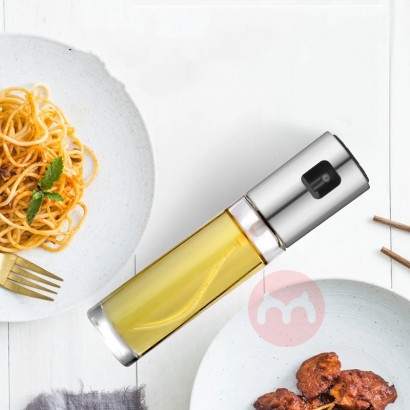  ly Kitchen Stainless Steel Olive Oil Sprayer Bottle Pump Oil Pot Leak-proof Grill BBQ Sprayer Oil Dispenser BBQ Cookwar