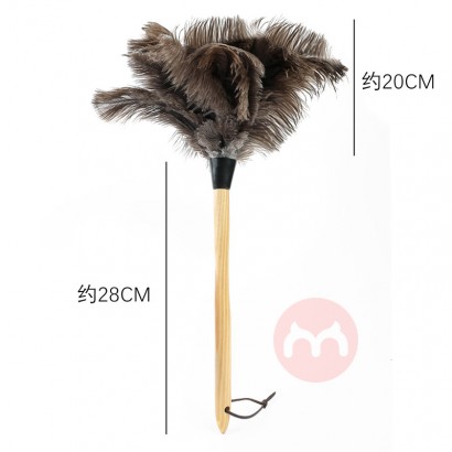 Dingjie Household Cleaning Tools Feather Brush Duster Soft ostrich Dust Cleaner with Wooden Handle