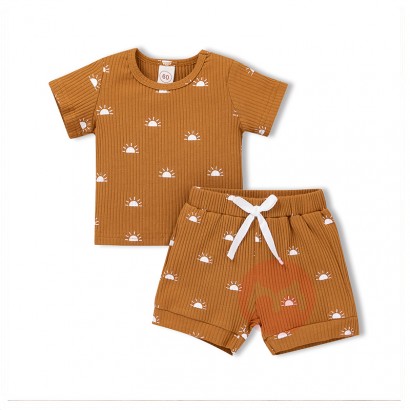 JINXI Ribbed cotton suit for soft baby boys