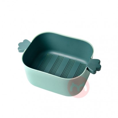 Large double decker kitchen vegetable sink filter