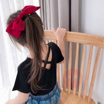 [4 packs]Children's big bow hairpin girls' headdress