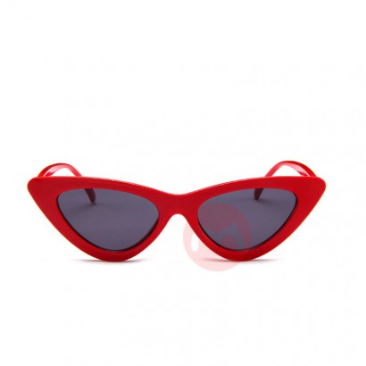 YIWU HAOHAO Retro square shadow narrow plastic frame girl clout goggles female kitten Eye Sunglasses