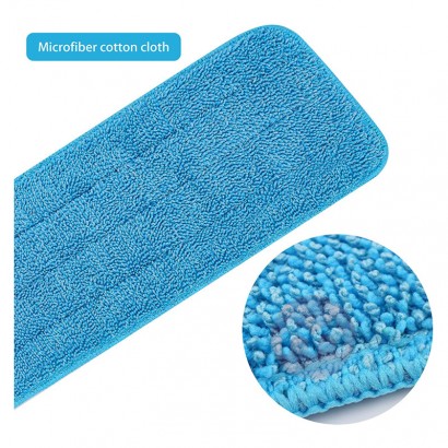 HUICAN Household Cleaning Supplies Mops Pad Microfiber Spray Mop Head Wet Dry Flat Mop Pad Home Cleaning Tool