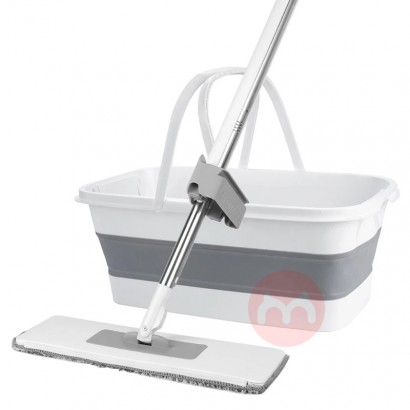 Wanben Flat mop bucket wash free hand squeeze mop