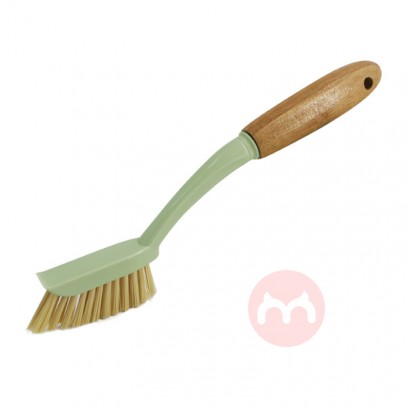 Household cleaning porcelain and bamboo handle Mini BrushHousehold cleaning porcelain and bamboo handle Mini Brush