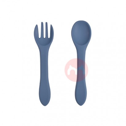 Led weaning training silicone baby spork set