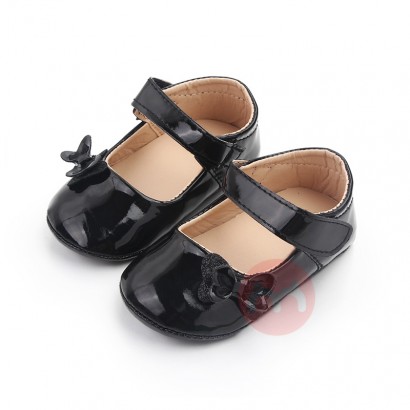 OEM Spring and autumn bow soft-soled walking kids shoes for girls