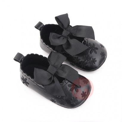 OEM Soft-soled embroidered baby girl shoes indoor walking kids shoes