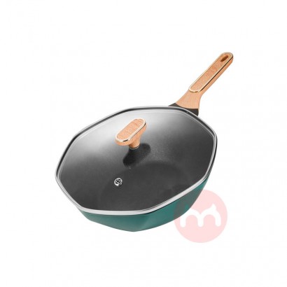 Wheat Rice stone aluminum alloy non stick pot