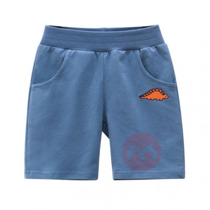 27kids Stylish cute comfortable cotton dinosaur knit baby boy shorts