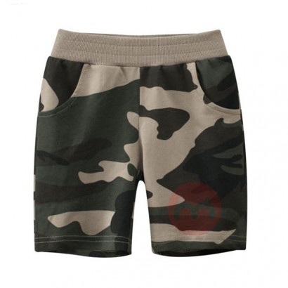 27kids Camo pants children's cotton shorts