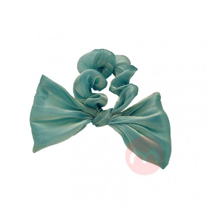 Two sets of sweet  soft  colored mercerized bows with hair bands