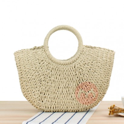 Straw handbag