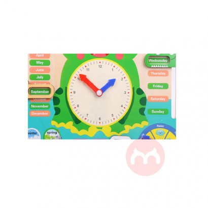 Maria Montessori calendar time cognitive toys