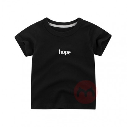 27kids Casual monochrome cartoon children's Fashion T-shirt