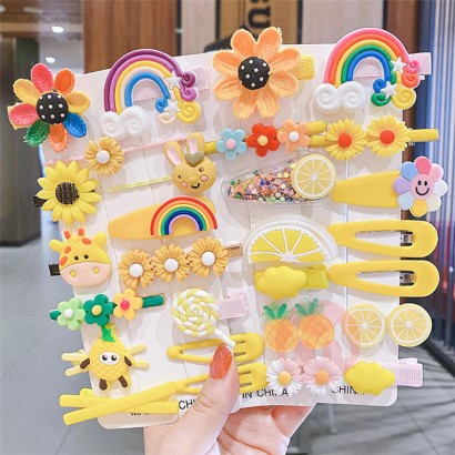 Korean children s hair clip head rope assembly