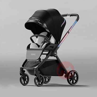 QBORN Black wing Pro high landscape portable baby stroller