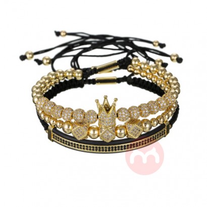 CZ Micro Pave Ball Crown Men Women ...