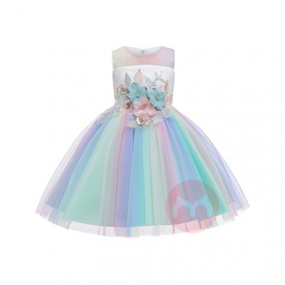 LZH Kids Wedding Dress Christmas Co...