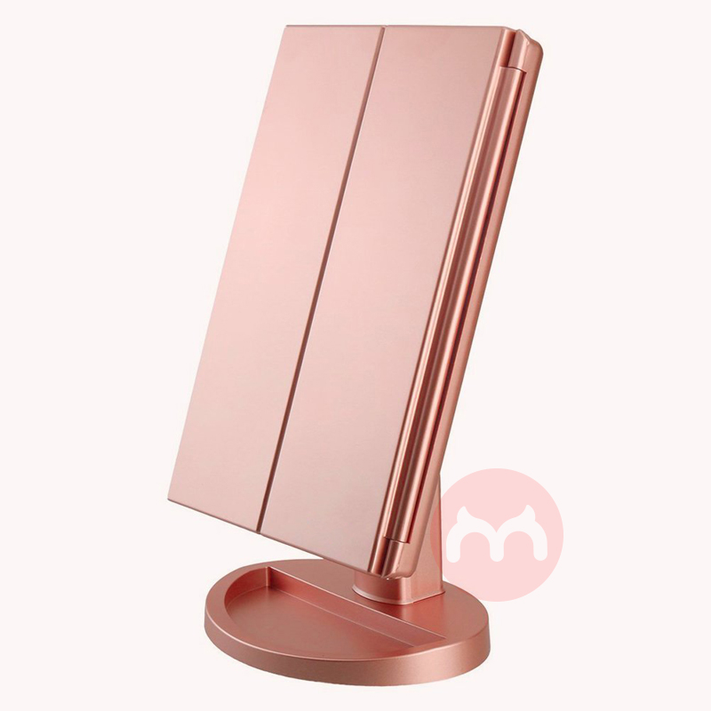 Led Lighted Travel Makeup Mirror De...