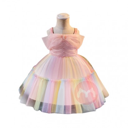 LZH Children Party Dresses Kids Sus...