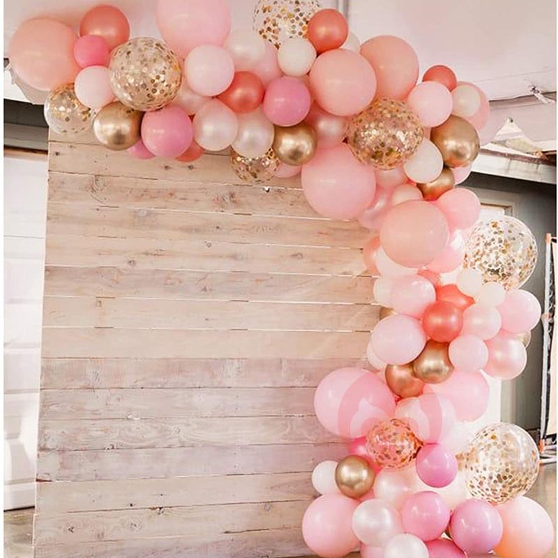 Rose Gold Balloons 100 Pack Gold an...